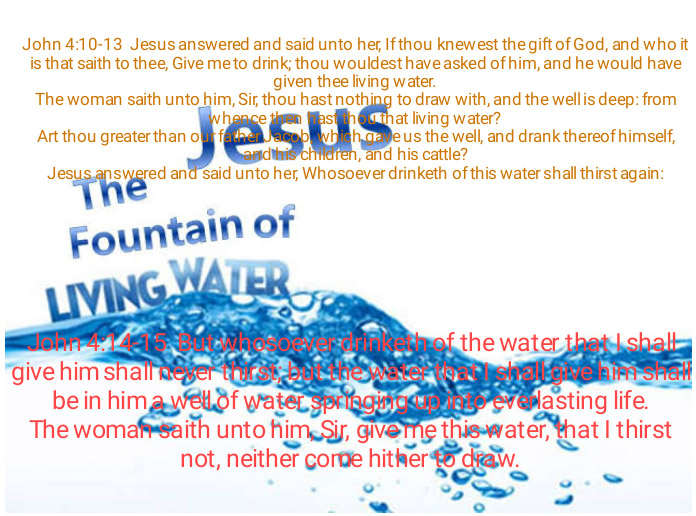 DRAW FROM THE LIVING WATER
